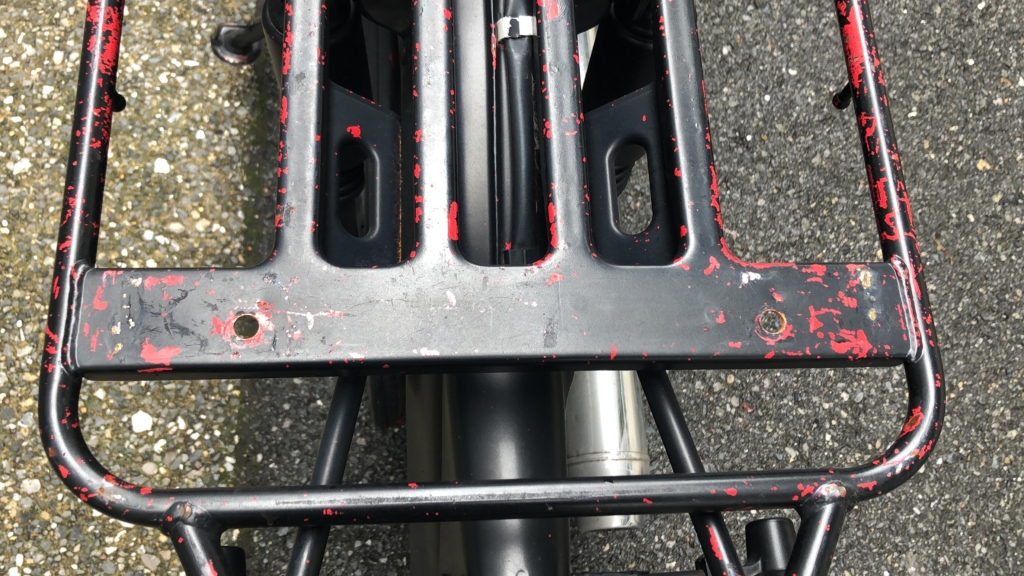 出前機をカブに取り付ける