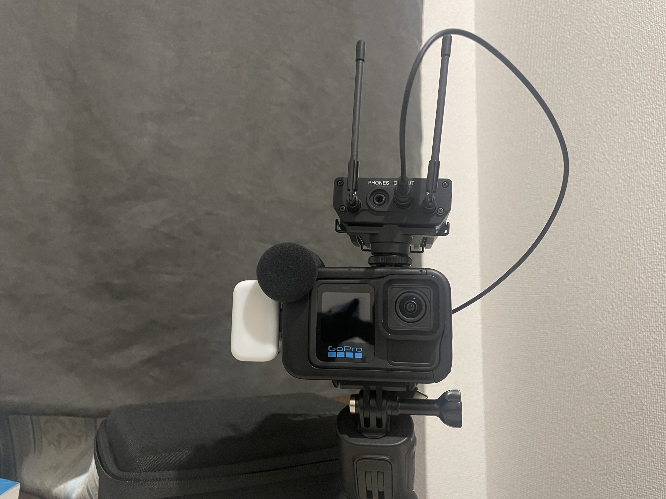 UWP-D21とGoProの組み合わせ参考