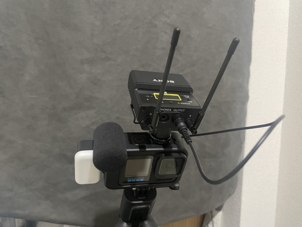 GoProとUWP-D21