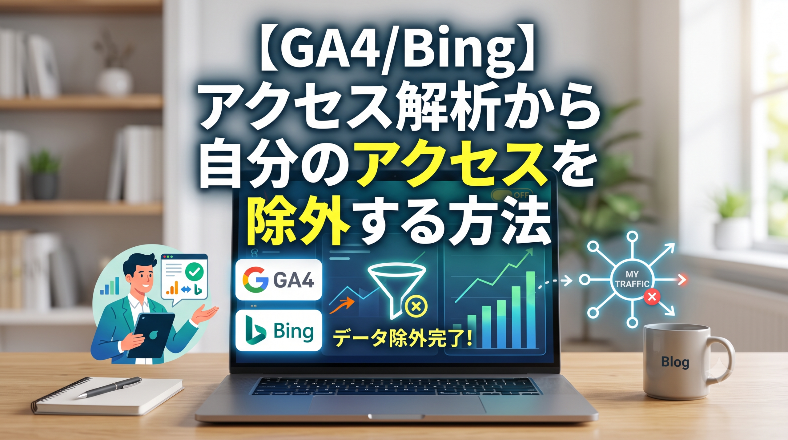 アクセス解析から自分のデータを除外