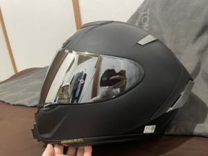 X-Fourteen専用顎マウントベースを設置した様子-1