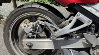 SRX400のブレーキパッド