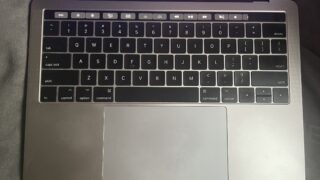 バタフライキーボードのmac