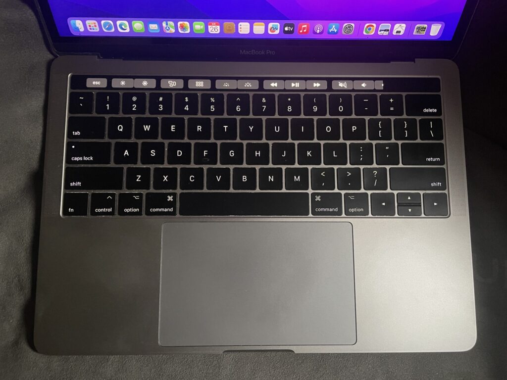 キーボード上のTouch Bar